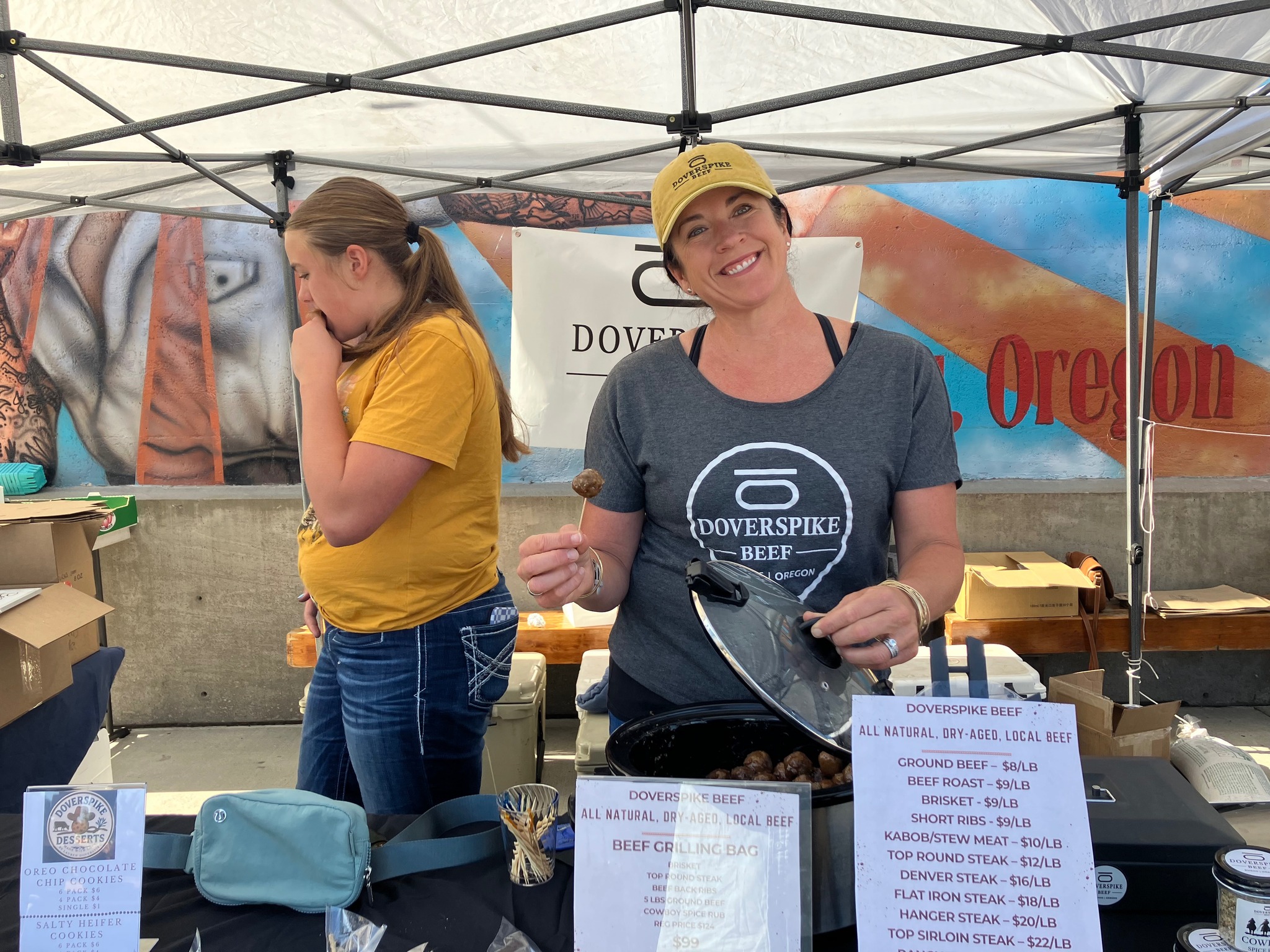 Burns Oregon Farmers Market DoverSpike Beef
